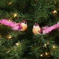 thumbnail image 2 of Northlight 12ct Exquisite Pretty Bird Christmas Ornament Set 5.75" - Pink/Yellow, 2 of 2
