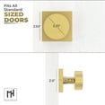 thumbnail image 4 of Mega Handles | Suana Dummy Door Knob | Pack of 2| Satin Brass, 4 of 4