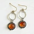 thumbnail image 4 of HOOUN Yellow Gemstone Woman Silver Ear Hook Drop Dangle Earrings Jewelry Gifts A Pair-Silver, 4 of 9