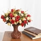 thumbnail image 3 of Bienvenido Rosas artificiales, 12 rosas pequeñas, flores de seda de plástico, adecuadas para decoración de plantas de hotel familiar, boda, mesa de oficina de Navidad, 3 of 7