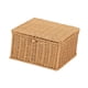 thumbnail image 4 of Organizador de cestas de almacenamiento, 22 x 22 x 21 cm, cesta tejida práctica, contenedor de cuerda de papel para sala de estar, estanterías, oficin, 4 of 9