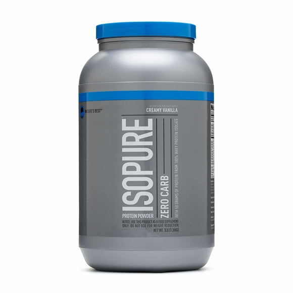ISOPURE ZERO CARB CREAMY VAINILLA 3 LBS NATURE BEST ISOPURE ZERO CARB CREAMY VAINILLA