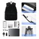 thumbnail image 3 of Easygdp Black Marble Mochila Casual para Portátil, Mochila para Escuela, Viajes, Negocios, 3 of 5