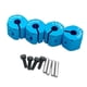 thumbnail image 5 of Adaptador de transmisión de bujes de rueda hexagonal de aleación de aluminio 4x con pasadores para SCX10 CC01 RC accesorios de coche todoterreno 11 mm azul Yotijar Adaptador hexagonal para cubo de rueda, 5 of 7
