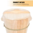 thumbnail image 3 of MIANGASTORE 1Pc Creative Rice Steamed Bucket Wooden Rice Cooker Kitchen Steaming Supply, 3 of 8