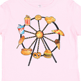 thumbnail image 4 of Inktastic Ferris Wheel with Snacks Boys or Girls Toddler T-Shirt, 4 of 5
