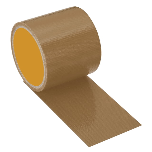 Uxcell Ruban Gaffer, Ruban de Sol Gaffer Imperméable Sans Résidu Non Réfléchissant Facile à Déchirer Marron 3 Pouces x 11 Yards