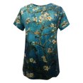 thumbnail image 4 of Blusa de manga corta con cuello redondo de verano para mujer Pompotops hkajfhjk468724, 4 of 5