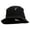 Black, variant on Cute Mushroom Icon Embroidered Washed Bucket Hats - Black M-L