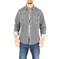 thumbnail image 1 of Camisa Vaquera Wrangler Hombre Manga Larga 26M azul marino M, 1 of 6