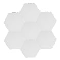thumbnail image 2 of Lámpara decorativa de pared hexagonal DIY Sincero 7 luces con fuente de alimentación incluida, 2 of 10