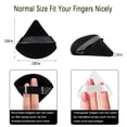 thumbnail image 2 of 12 Pieces Triangle Powder Puff Soft Makeup Puff for Face Loose Powder Cosmetic Foundation Sponge Wet Dry Makeup Tool Black, 2 of 5