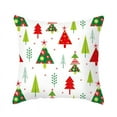 thumbnail image 1 of Noël Joyeux Noël Noël Snowman Housse de Coussin en Cuir, 1 of 2