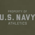 thumbnail image 3 of CafePress - Property Of U.S. Navy Athletics Dark T Shirt - Men's Classic Graphic Cotton T-Shirt, 3 of 4