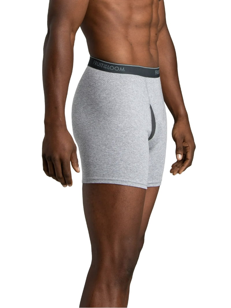 Fruit of the Loom Men's EverSoft CoolZone Fly Boxer Briefs, Super