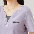 thumbnail image 2 of Fake two contrasting thin embroidered tops, 2 of 5