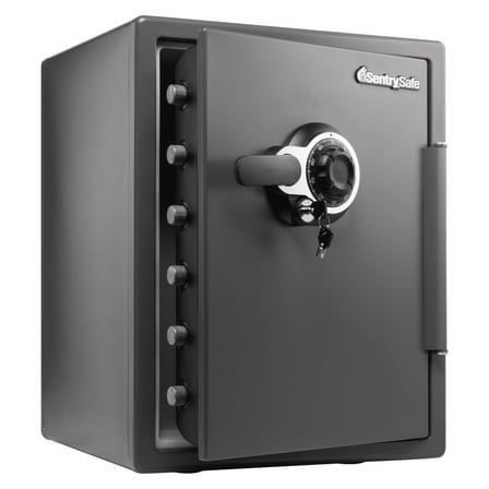 SentrySafe SFW205DPB Fire and Water-Resistant Safe with Dial Lock, 2.0 Cu. Ft.