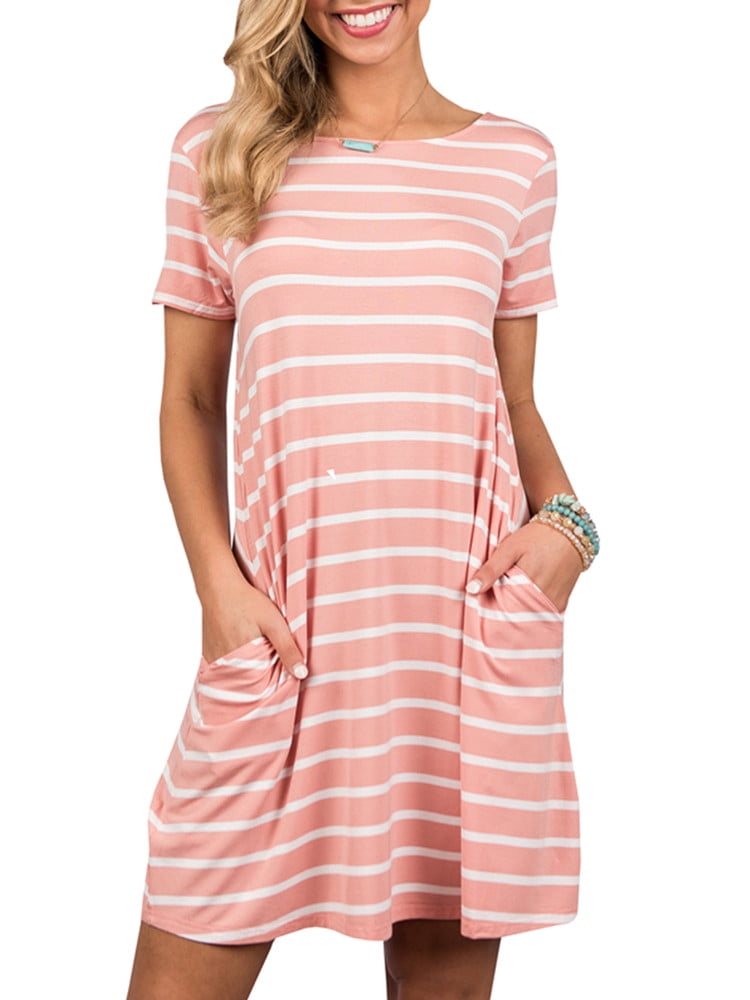 pink dresses at walmart