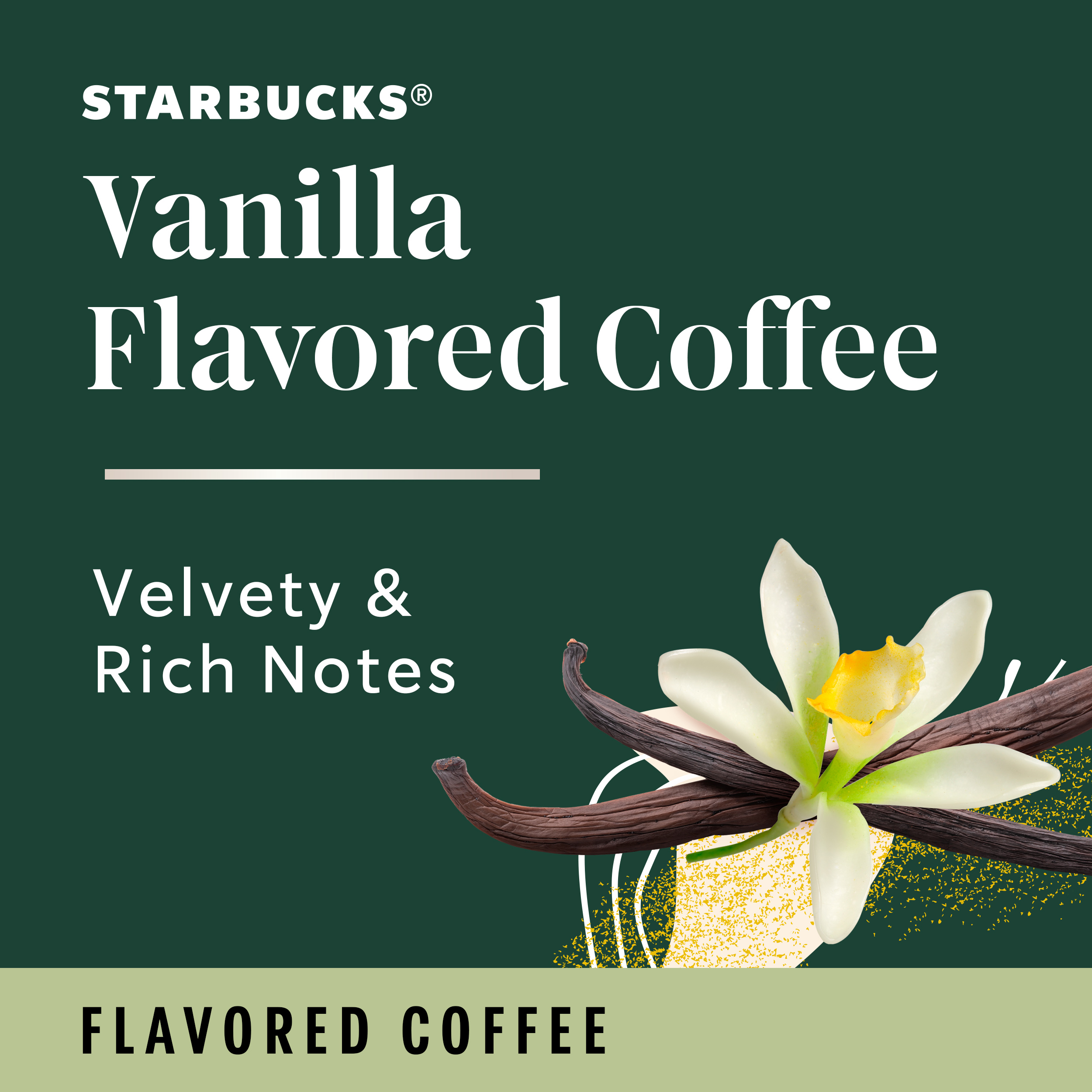Starbucks Arabica Beans Vanilla, Light Roast, Ground Coffee, 11 oz - image 3 of 8