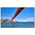 thumbnail image 1 of Picture-Tiles.com: Bridge Ceramic Tile Wall Mural WAL500248-53M. 30"W x 18"H using (15) 6" x 6" Ceramic Tiles-Satin Finish, 1 of 3