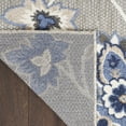 thumbnail image 6 of Nourison Aloha Indoor/Outdoor Blue Grey 2'8" x 4' Area Rug (3x4), 6 of 9