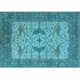 thumbnail image 1 of Ahgly Company Indoor Rectangle Oriental Light Blue Industrial Area Rugs, 7' x 10', 1 of 4