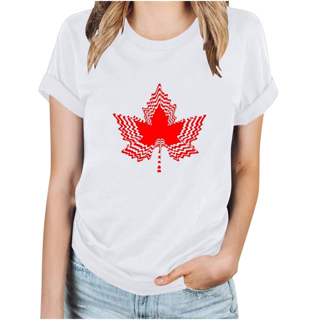 FAIWAD T-Shirt d'Été pour Femmes, Léger, Manches Courtes, Col Rond, Imprimé Graphique, Blouses Basiques
