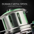 thumbnail image 4 of 18+1BB Spinning Fishing Reel 4.8:1 Speed Ratio Large Trolling Reel with Interchangeable Folding Left and Right Handles, 4 of 8