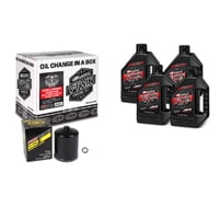 Maxima™ 90-119014PB Twin Cam Synthetic Quick Oil Change Kit with Black Filter