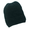 thumbnail image 6 of Herrnalise Women Winter Outdoor Solid Splice Hats Crochet Knit Holey Beanie Cap, 6 of 8