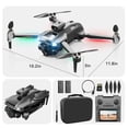 thumbnail image 6 of JoyStone FPV Drone with 1080P HD Camera for Beginner, Foldable RC Quadcopter with 4.3" HD LCD RC Screen, SD Card, 5G WiFi, Brushless Motor, Optical Flow, 2 Batteries, Grey, 6 of 14