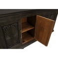 thumbnail image 5 of Athena 6-Door Sideboard in Antique Black with Traditional Carving on Solid Wood, 5 of 11