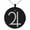 Black, variant on Stainless Steel Solar System Planetary Jupiter Engraved Small Medallion Circle Charm Pendant Necklace