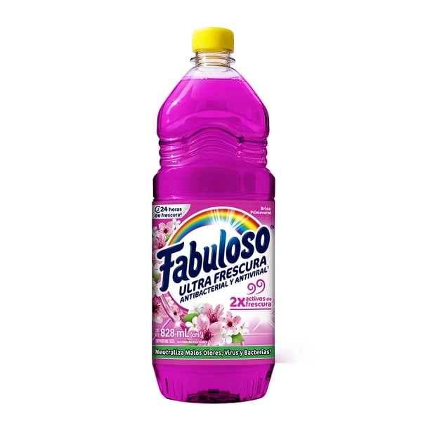 Limpiador Multiusos Líquido Fabuloso Ultra Frescura Brisa Primaveral 828 ml