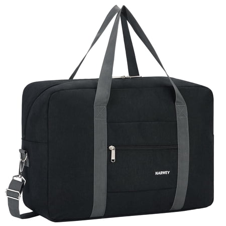 Narwey Foldable Duffel Bag, Personal Item Carry-On