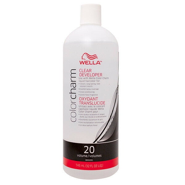 Wella Wella COLOR CHARM, HAIR COLOR Clear Developer 20 Volume, 32 Oz