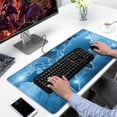 thumbnail image 2 of World map Mouse Pad (31.5x15.7 in) Extended Circuit Board Gaming Mouse Pad Non-Slip Rubber Base Cute Mouse pad with Stitched Edges Full Desk Mousepad XXL, 2 of 6