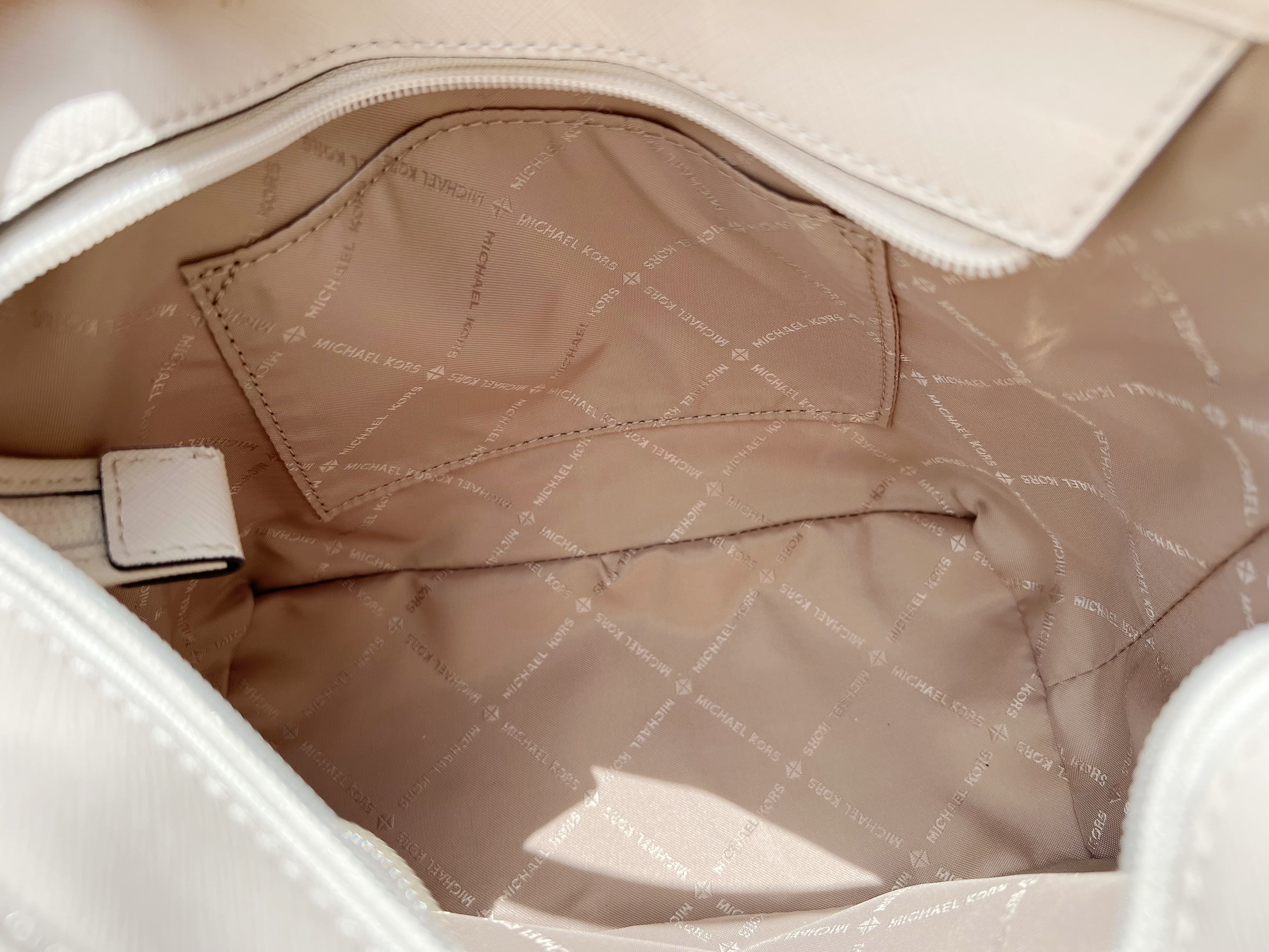 Michael Kors Jet Set Extra Small Logo Top Zip Tote Crossbody Bag $328  NWTpacked