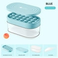thumbnail image 2 of Hvmvliv Ice Molds 24-Compartments Round-Shape Food-Grade Ice Cubes Trays with Lid and Bin Household Food Grade Silicone Ice Tray Come with Ice Shovel White, 2 of 6