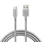 Fuse - Charge & Sync USB-C - A Metal 3ft (Silver)