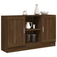 thumbnail image 5 of vidaXL Sideboard Brown Oak 120x30.5x70 cm Engineered Wood, 5 of 5