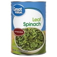 thumbnail image 2 of (12 pack) Great Value Canned Leaf Spinach, 13.5 oz Can, 2 of 10