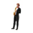 thumbnail image 4 of Almencla 1/64 Band Figurine Dioramas DIY Scene Realistic Hand Painted Figure Layout Decoration for Train Layout DIY Scene Fairy Garden Saxophonist, 4 of 8