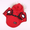 thumbnail image 3 of Dog Coat with Harness Winter Dog Coat Fleece Dog Jacket Waterproof Dog Coat Zipper Dog Jacket Puppy Coat Small Dog Clothes Dog Coat with Reflective Harness for Smal Medium Large Dogs, 3 of 9