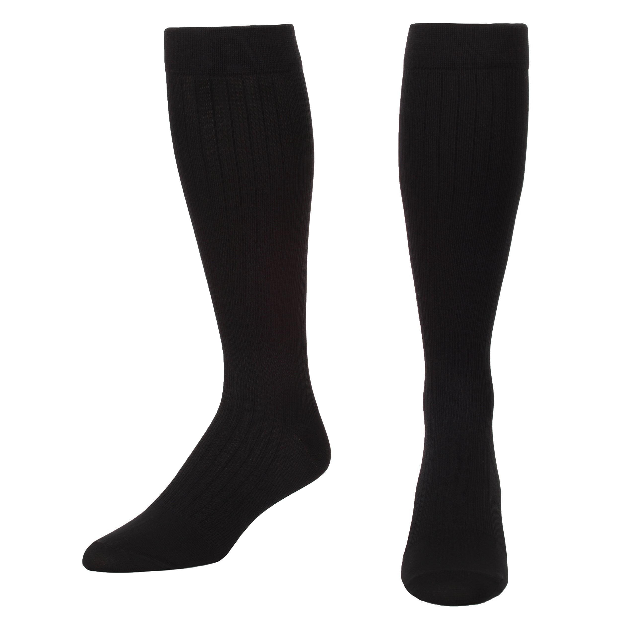Microfiber and Cotton Compression Socks for men with - Dress Sock look ...