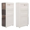 thumbnail image 1 of Slim Drawer Cabinet, Water Proof Narrow Storage Cabinet with 6 Wheels for Bathroom Laundry Small Space, 1 of 7