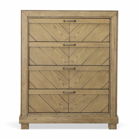 Steve Silver Montana Vertical Dresser with 4 Drawers, Weathered Sand