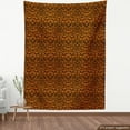 thumbnail image 3 of Ambesonne Safari Fabric by the Yard Upholstery, Jungle Tiger Skin Stripes, 1 Yard, Orange and Charcoal Grey, 3 of 4