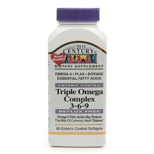 21St Century Triple Omega Complex 369 Softgels 90 Ea
