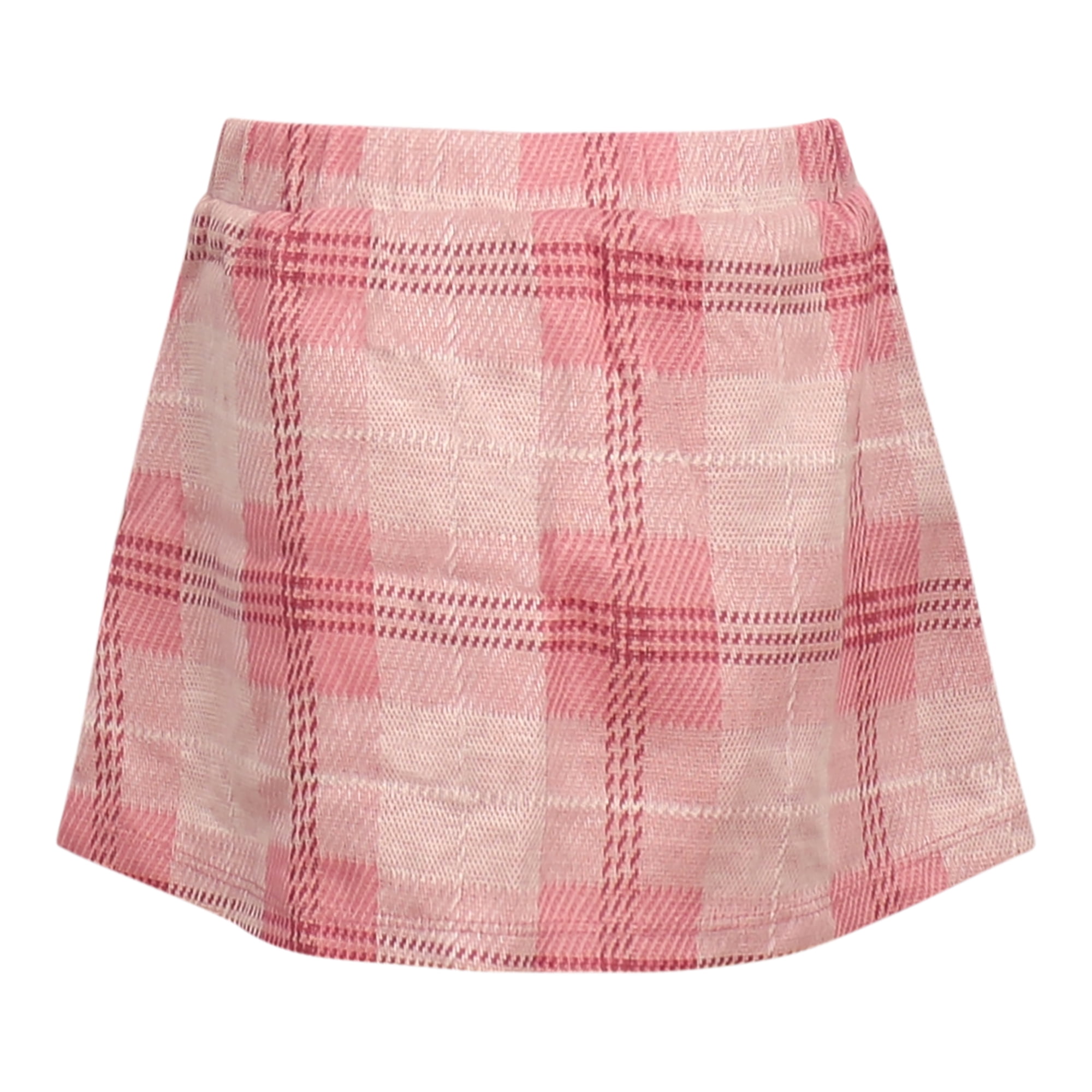Disney Clothes Minnie Mouse Baby Girls 2-Piece Skirt Set – Long Sleeve Top & Plaid Skirt Outfit Set (12M–24M)